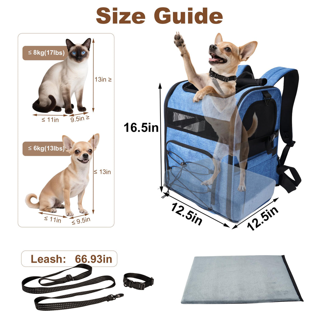 Blue Pet Carrier Backpack K93613