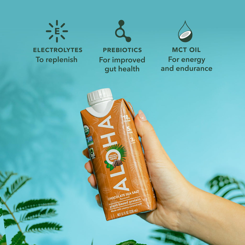 Chocolate Sea Salt Organic Plant Based Protein Drink B705247