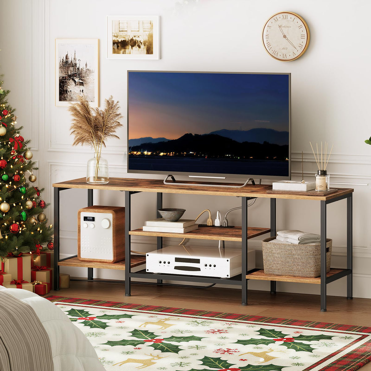 TV Stand with Power Outlets to 65 Inches M1584