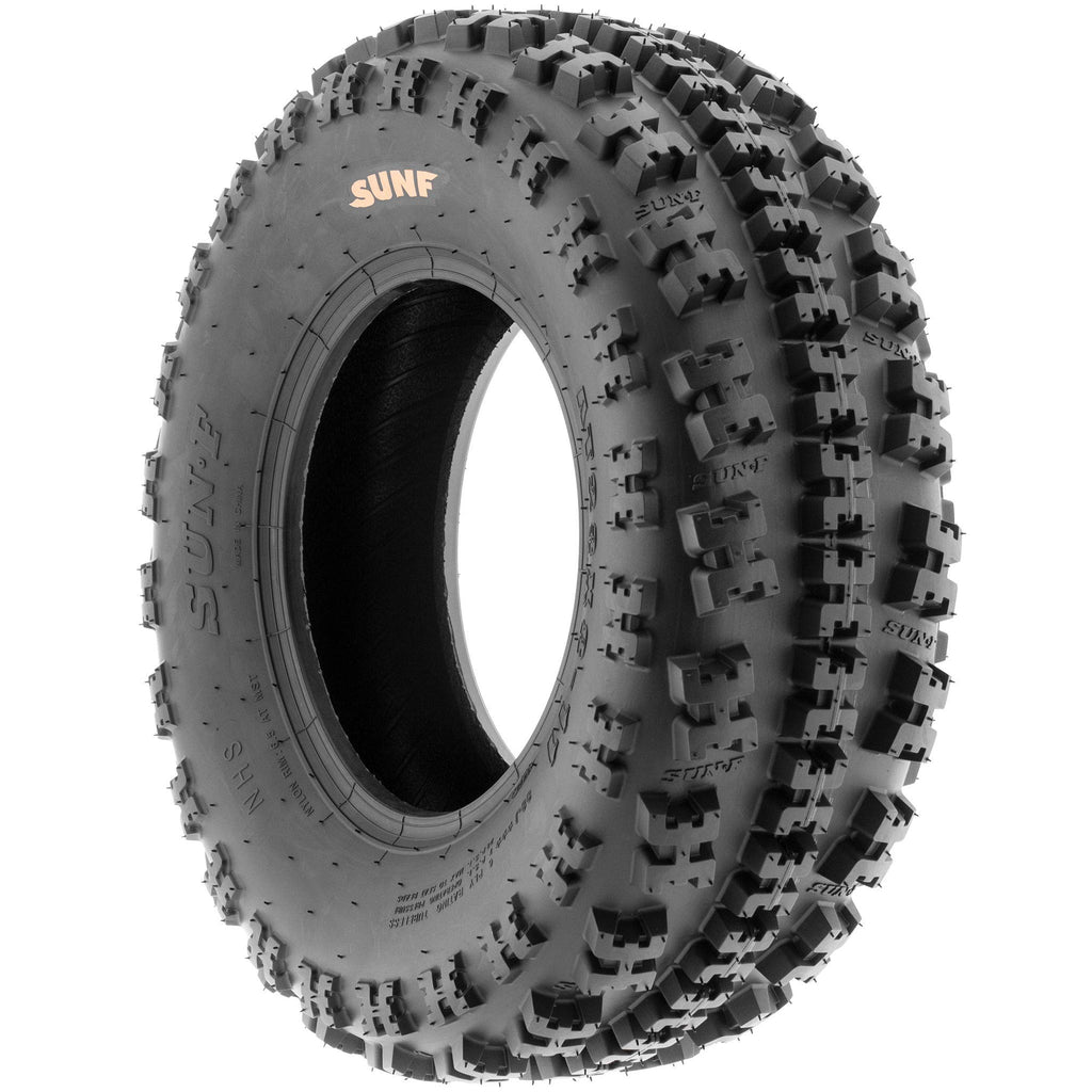 19x7-8 Front & 18x10.5-8 Rear ATV UTV Knobby Sport Tires Set of 4 S7820